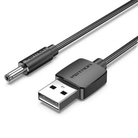 Cable Conversor USB Vention CEXBD/ USB Macho - DC 5.5mm Macho/ 50cm/ Negro