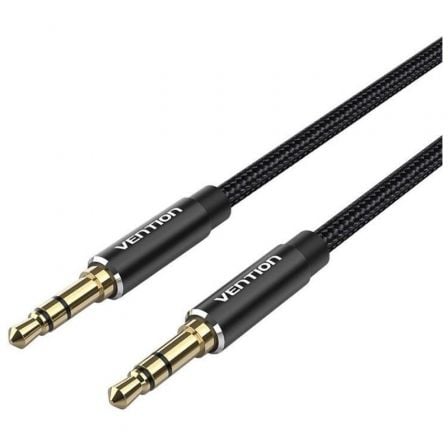 Cable Estéreo Vention BAWBG/ Jack 3.5 Macho - Jack 3.5 Macho/ 1.5m/ Negro