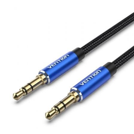 Cable Estéreo Vention BAWLD/ Jack 3.5 Macho - Jack 3.5 Macho/ 50cm/ Azul