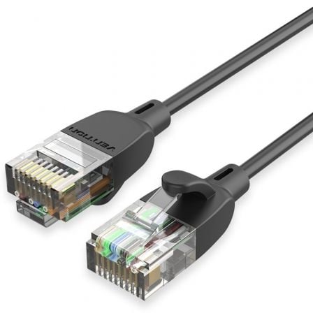 Cable de Red RJ45 UTP Vention IBIBH Cat.6A/ 2m/ Negro