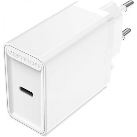 Cargador de Pared Vention FAIW0-EU/ 1xUSB Tipo-C/ 30W