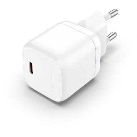 Cargador de Pared Vention FAKW0-EU/ 1xUSB Tipo-C/ 30W