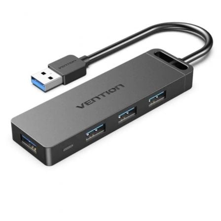 Hub USB 3.0 Vention CHLBF/ 4xUSB/ MicroUSB PD/ 1m