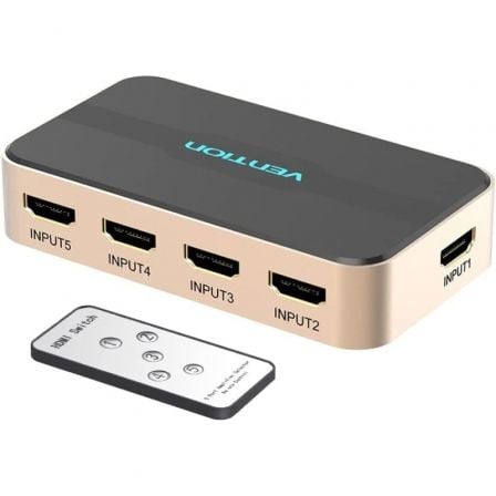 Duplicador Vention ACDG0/ 5xHDMI Hembra - HDMI Macho