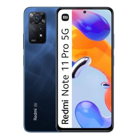 Smartphone Xiaomi Redmi Note 11 Pro 8GB/ 128GB/ 6.67'/ 5G/ Azul Atlántico