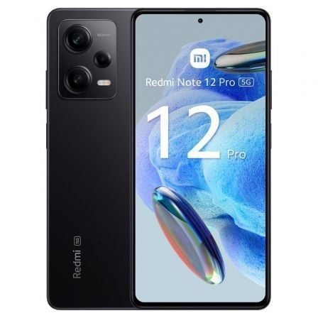 Smartphone Xiaomi Redmi Note 12 Pro NFC 8GB/ 256GB/ 6.67'/ 5G/ Negro Medianoche