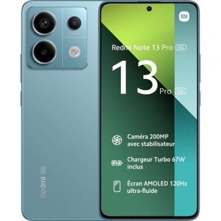 Smartphone Xiaomi Redmi Note 13 Pro 12GB/ 512GB/ 6.67'/ 5G/ Verde Azulado