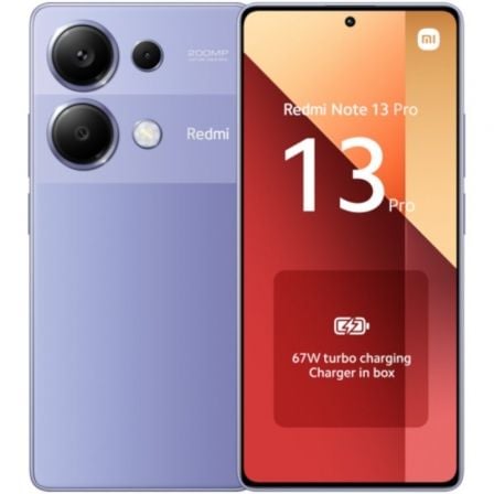 Smartphone Xiaomi Redmi Note 13 Pro NFC 8GB/ 256GB/ 6.67'/ Purpura