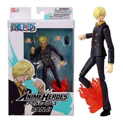 Figura bandai one piece anime heroes sanji