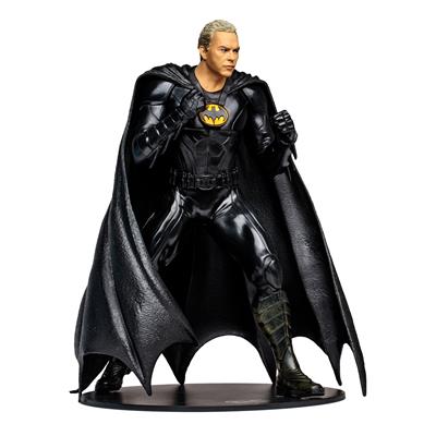 Megafigura mcfarlane toys dc multiverse the flash - batman michael keaton sin mascara