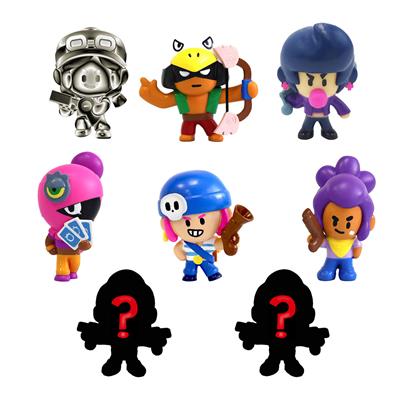 Figuras brawl stars caja pack 8 deluxe aleatorio