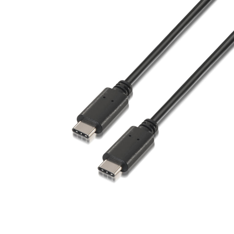 CABLE AISENS USB 2.0 3A TIPO USB-C M-USB-C M NEGRO 2.0M