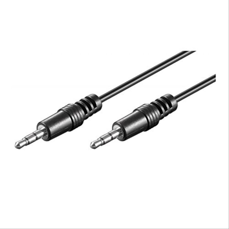 CABLE DE AUDIO ESTEREO DE 3,5 MM M A 3,5 MM M DE 2,0 METROS.