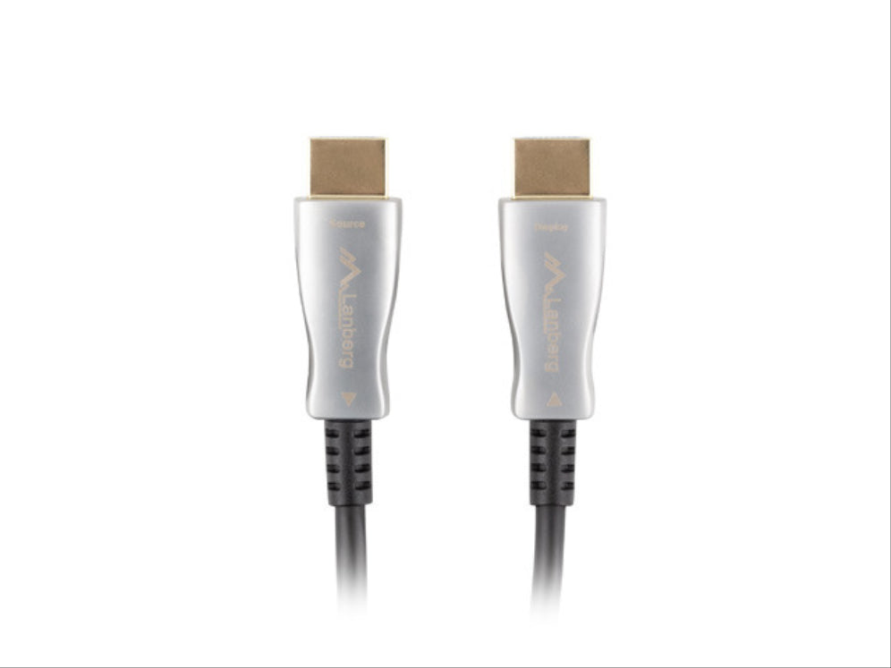 CABLE HDMI LANBERG M/M V2.0 OPTICO AOC 30M NEGRO