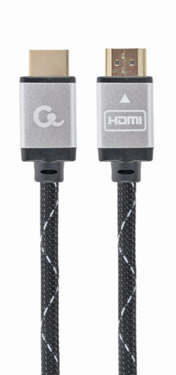 CABLE TRENZADO HDMI 2.0 4K 60HZ GEMBIRD SELECT PLUS CON ETHERNET 1.5M NEGRO