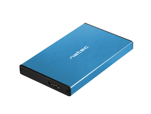 CAJA EXTERNA NATEC RHINO GO DISCO DURO 2,5" USB 3.0 SATA AZUL