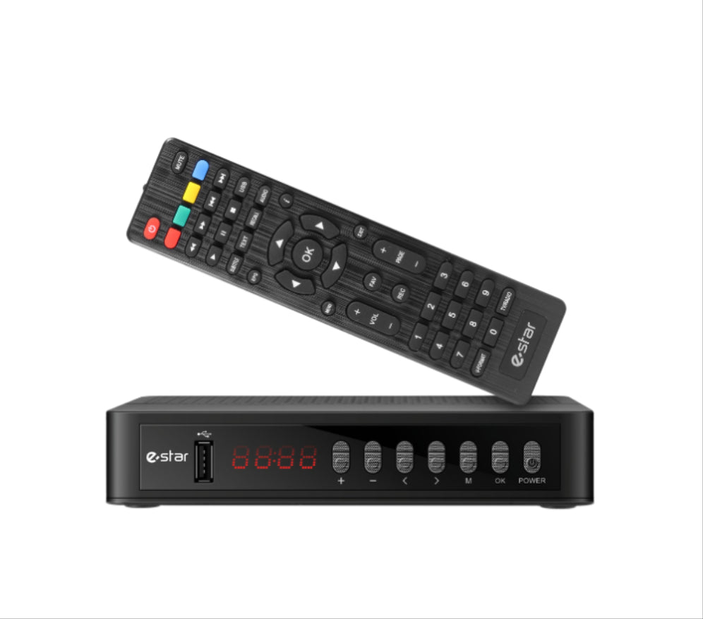 DECODIFICADOR TDT E-STAR DVB-T2 618 HD