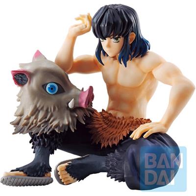 Figura bandai ichibansho demon slayer kimetsu no yaiba inosuke hashibira 10 cm exclusiva