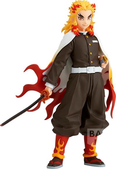 Figura banpresto demon slayer kimetsu no yaiba kyojuro rengoku vol.43 17cm