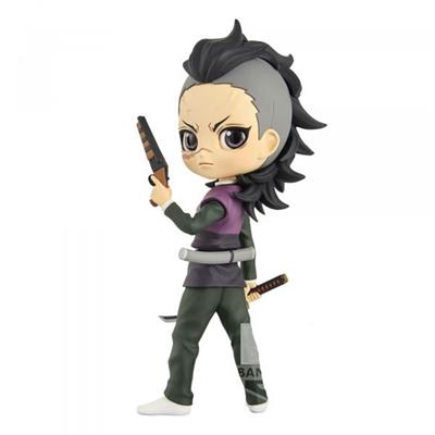 Figura banpresto q posket demon slayer kimetsu no yaiba genya shinazugawa 14cm