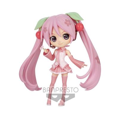 Figura banpresto q posket hatsune miku sakura miku ver. b