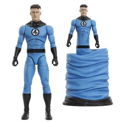 Figura diamond collection marvel collector 4 fantasticos mr fantastico