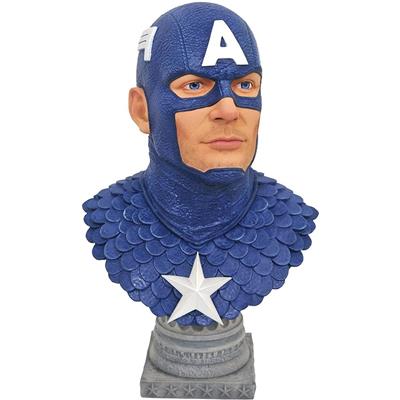 Figura diamond collection marvel comics capitan america legends collection 1 - 2 escala