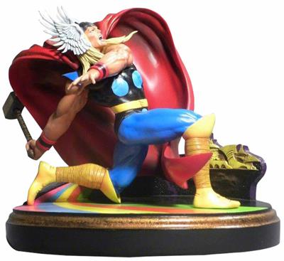 Figura diamond collection marvel premier collection thor cover estatua resina