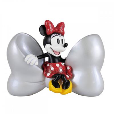 Figura enesco disney 100 aniversario minnie con lazo