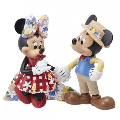 Figura enesco disney mickey y minnie botanica