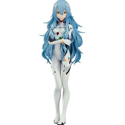 Figura good smile company pop up parade rebuild of evangelion rei ayanami pelo largo