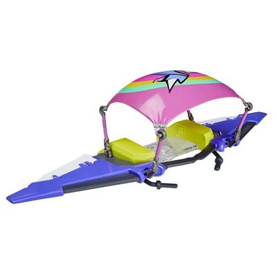 Figura hasbro fortnite victory royale glider vehiculo llamacorn express