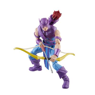 Figura hasbro marvel legends avengers hawkeye skycycle 60 aniversario