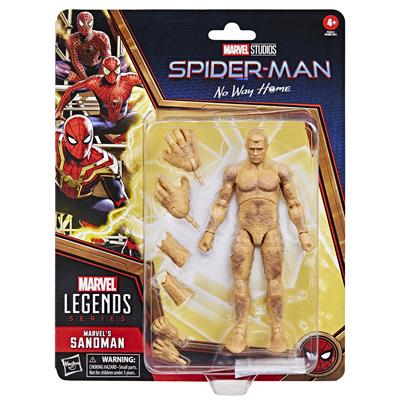 Figura hasbro marvel legends series spider - man no way home sandman