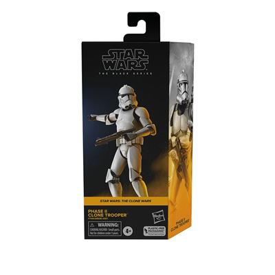 Figura hasbro star wars the black series the clone wars phase 2 cloone trooper