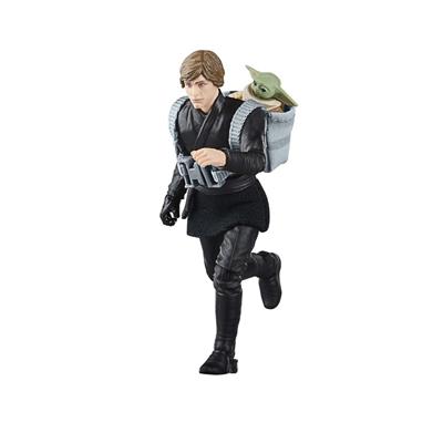 Figura hasbro star wars the book of boba fett luke skywalker & grogu