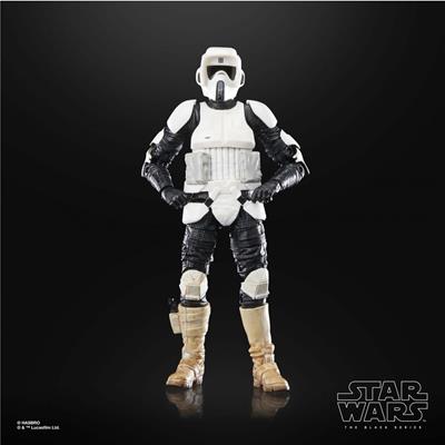 Figura hasbro the black series 40th anniversary of star wars: return of the jedi - biker scout