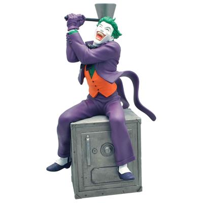 Figura hucha plastoy dc comics joker sentado en caja fuerte