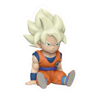 Figura hucha plastoy dragon ball super saiyan son goku