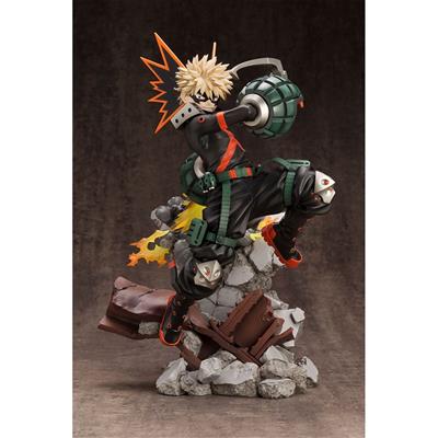 Figura kotobukiya my hero academia artfxj katsuki bakugo ver 2 bonus edition pvc escala 1 - 8 26 cm