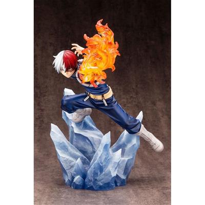 Figura kotobukiya my hero academia artfxj shoto todoroki ver 2 bonus edition pvc escala 1 - 8 26 cm