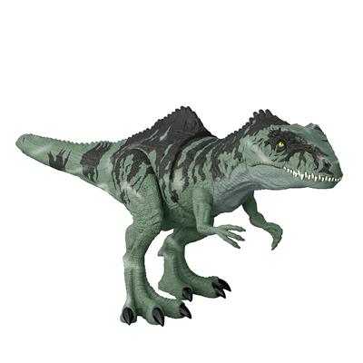 Figura mattel jurassic world dominion giganotosaurus golpea y ruge