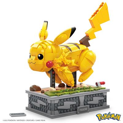 Figura mattel mega construx motion pokemon pikachu motion fig 24 cm