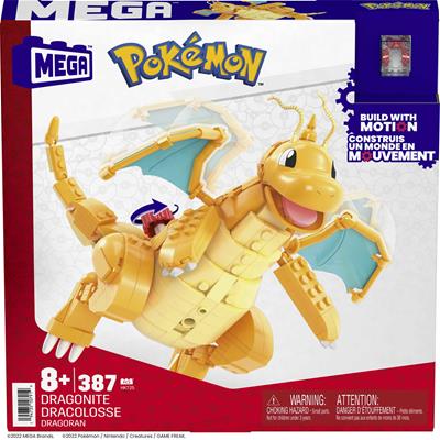 Figura mattel mega construx pokemon dragonite 387 pcs fig 19 cm