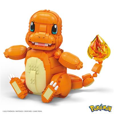 Figura mattel mega construx pokemon jumbo charmander 730 pcs