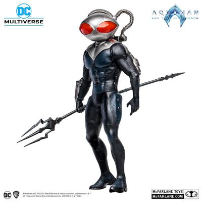 Figura mcfarlane toys dc aquaman 2 movie 12in - black manta