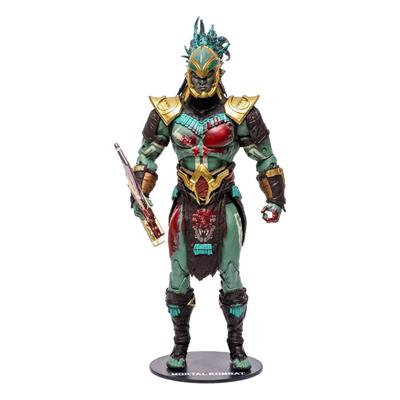 Figura mcfarlane toys mortal kombat kotal kahn (sangriento)