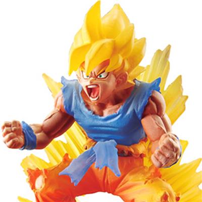 Figura megahouse dragon ball z super saiyan son goku 02 10 cm