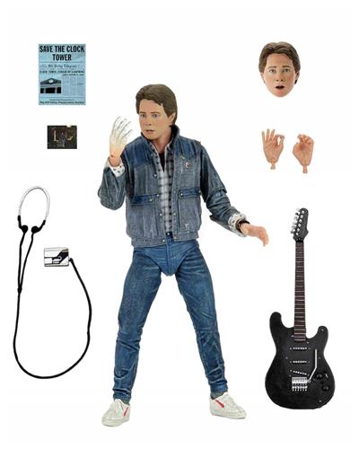 Figura neca regreso al futuro ultimate marty mcfly 1985 audicion 18 cm scale action figure back to the future