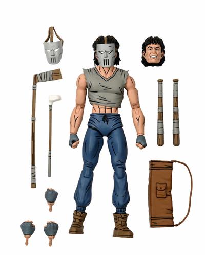 Figura neca tmnt mirage comics scale action figure - casey jones